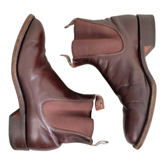 Vintage RM Williams Australian Leather Boot Brown Size 6.5H AUS - Picture 3 of 11